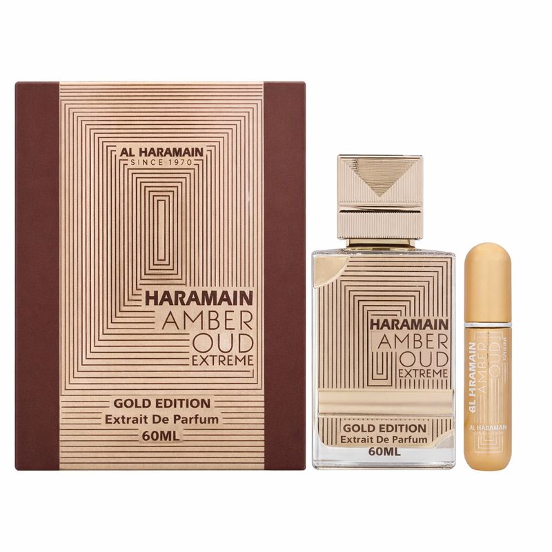 Al Haramain Amber Oud Gold Edition Extreme Pure Perfume 2pc Set 60ml EDP (Unisex) SP