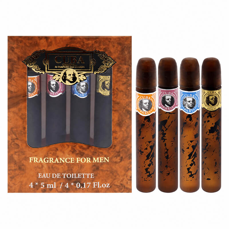 Cuba Cuba Miniatures Set For Man 4x5ml EDT (M) Splash