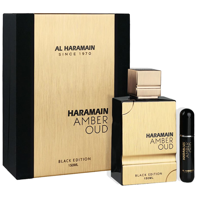 Al Haramain Amber Oud Black Edition 2pc Set