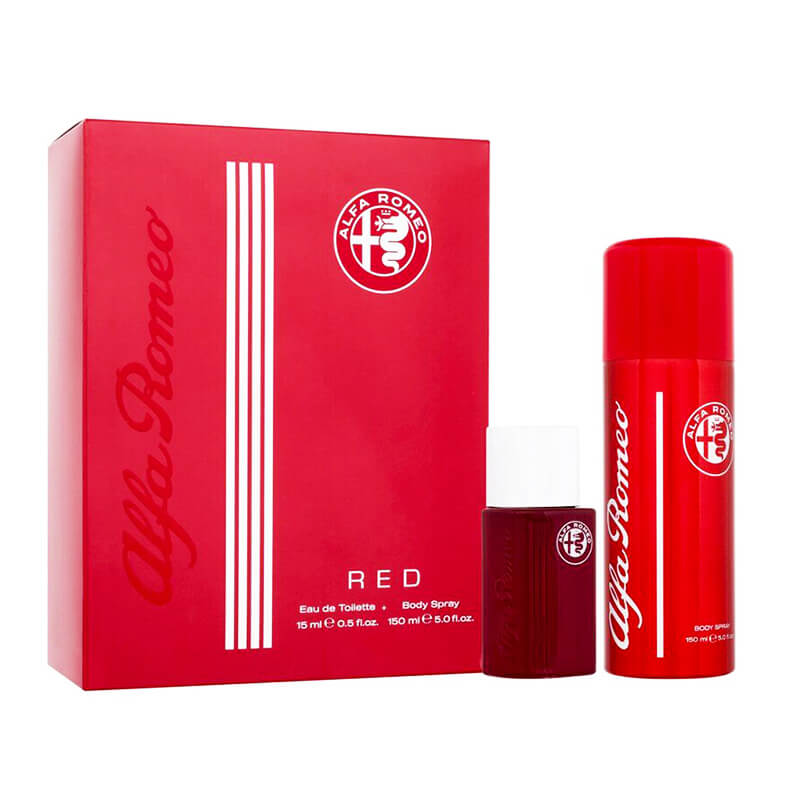 Alfa Romeo Red 2pc Set 15ml EDT (M)