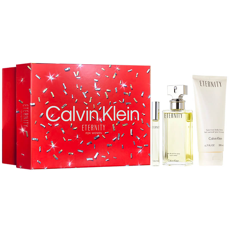 Calvin Klein Eternity for Women 3pc Set 100ml EDP (L)