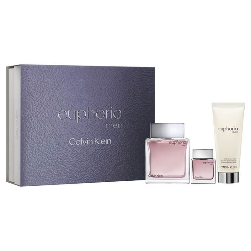Calvin Klein Euphoria Men 3pc Set 100ml EDT (M)
