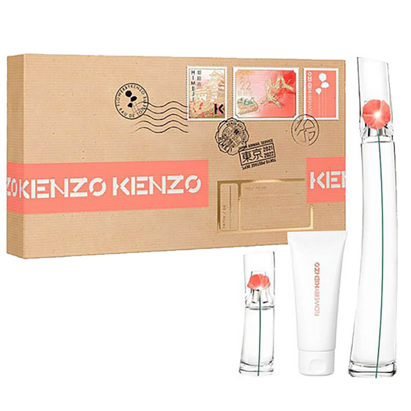 Kenzo Flower By Kenzo Eau de Toilette 3pc Set