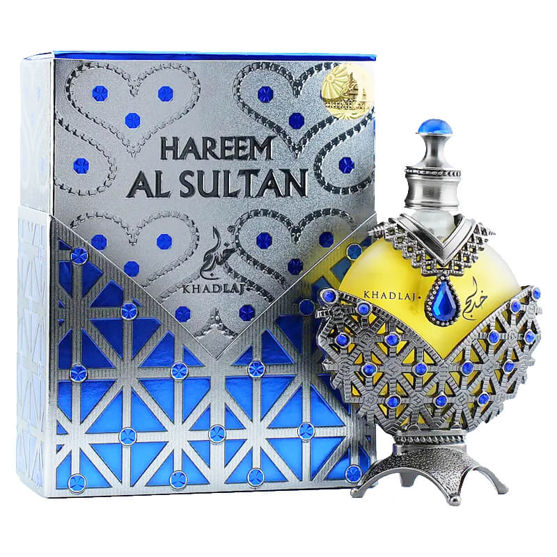 Khadlaj Perfumes Hareem Al Sultan Blue Concentrated Perfume Oil 35ml (Unisex)