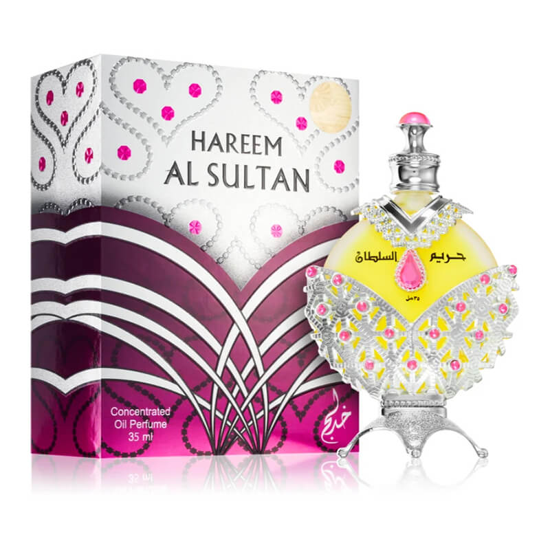 Khadlaj Perfumes Hareem Al Sultan Silver Concentrated Perfume Oil 35ml (Unisex)