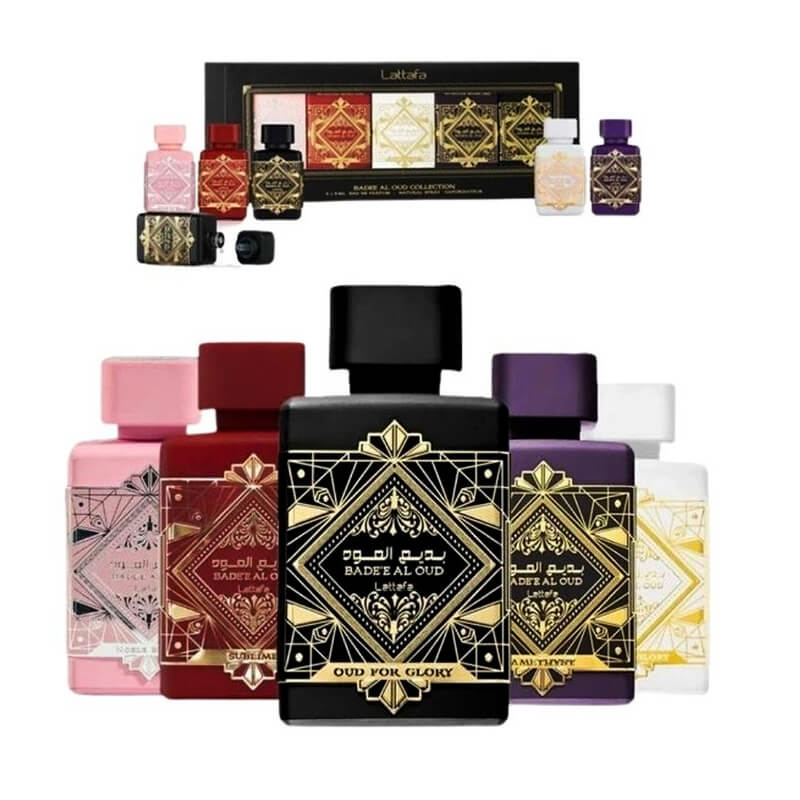 Lattafa Perfumes Badee Al Oud Mini 5pc Set 5x5ml EDP (Unisex)