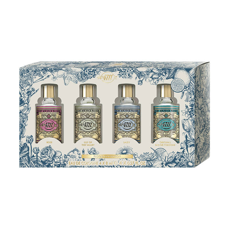 Maurer & Wirtz 4711 Floral Collection 4pc Set 4×8ml EDC (Unisex)