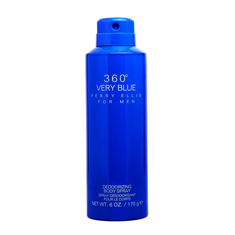 Perry Ellis 360 Very Blue Deodorizing Body Spray 170g (M) SP
