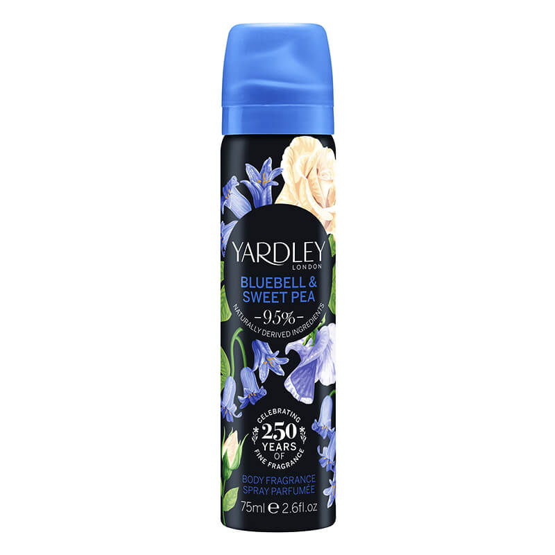 Yardley Bluebell & Sweet Pea Body Fragrance 75ml (L) SP