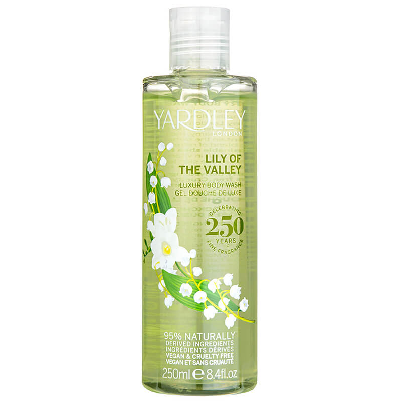 Yardley Lily Of The Valley Luxury Body Wash (Unboxed) 250ml (L)