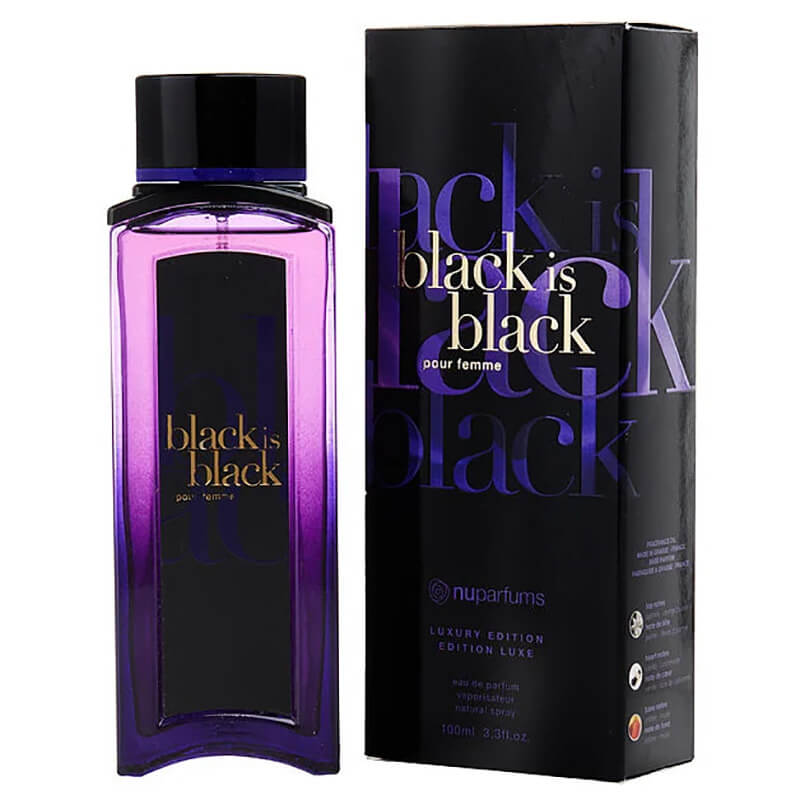 nuParfums Black Is Black Pour Femme Luxury Edition 100ml EDP (L) SP