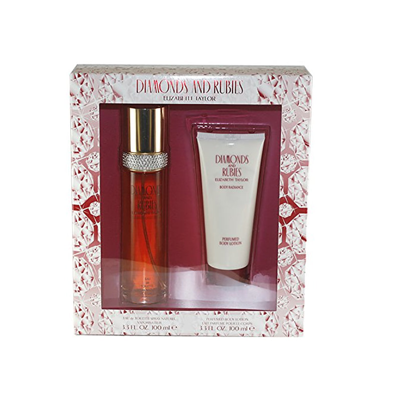Elizabeth Taylor Diamonds & Rubies 2pc Set 100ml EDT (L)