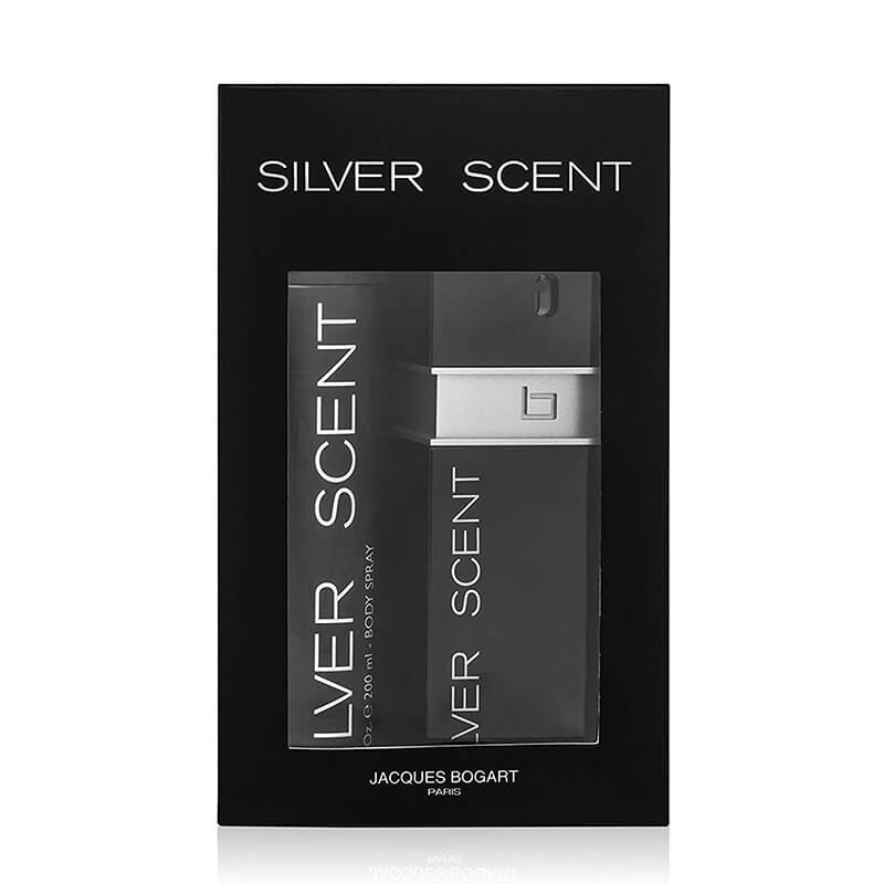 Jacques Bogart Silver Scent 2pc Set 100ml EDT (M)