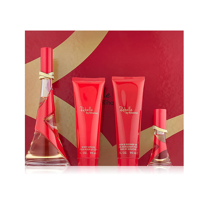 Rihanna Rebelle 4pc Set 100ml EDP (L)