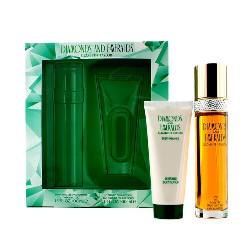 Elizabeth Taylor Diamonds & Emeralds 2pc Set 100ml EDT (L)