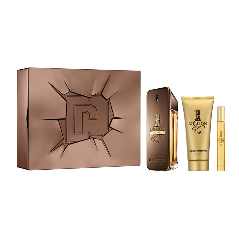 Paco Rabanne 1 Million Prive 3pc Set 100ml EDP (M)
