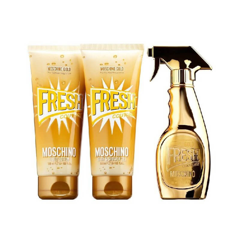 Moschino Gold Fresh Couture 3pc Set 50ml EDP (L)