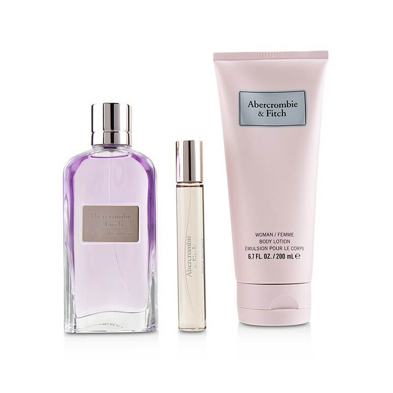 Abercrombie & Fitch First Instinct 3pc Set 100ml EDP (L)