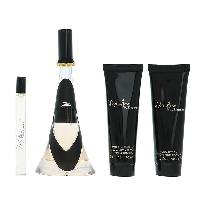 Rihanna Reb'l Fleur 4pc Set 100ml EDP (L) SP