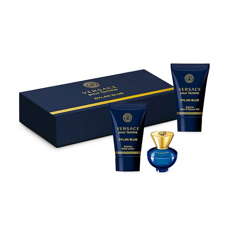 Versace Versace Pour Femme Dylan Blue Mini 3pc Set 5ml EDP (L)