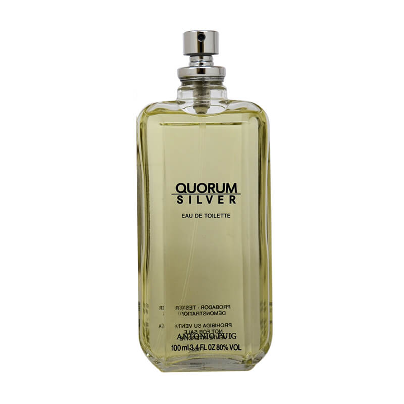 Antonio Puig Quorum Silver (Tester No Cap) 100ml EDT (M) SP