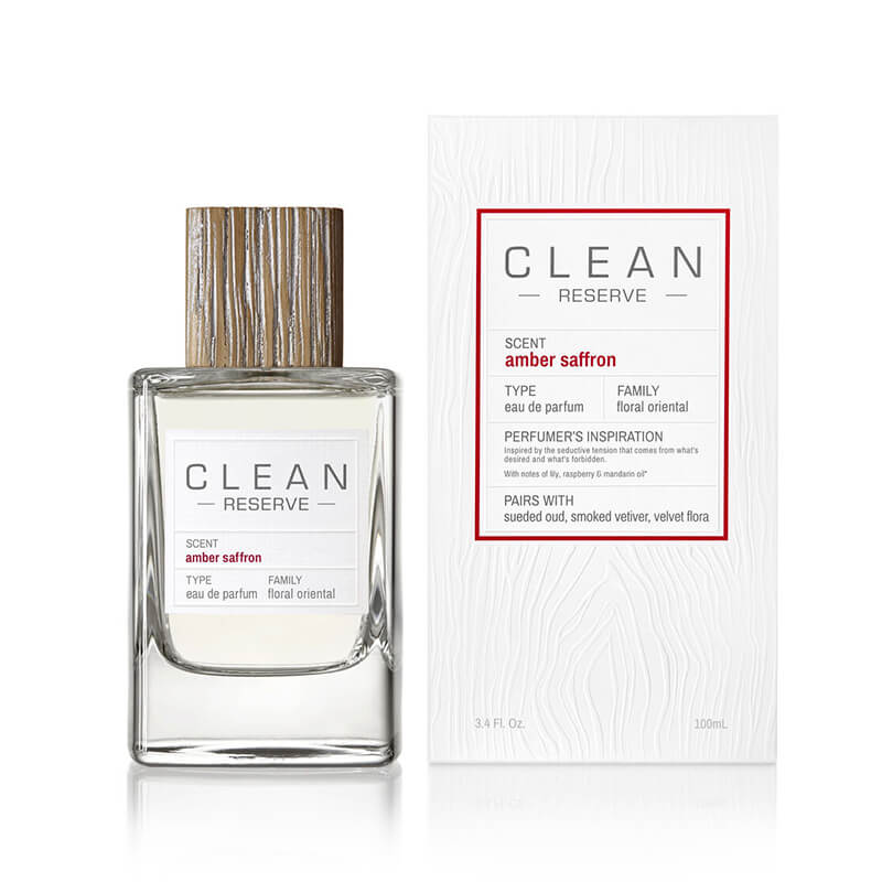 Clean Amber Saffron 100ml EDP (L) SP