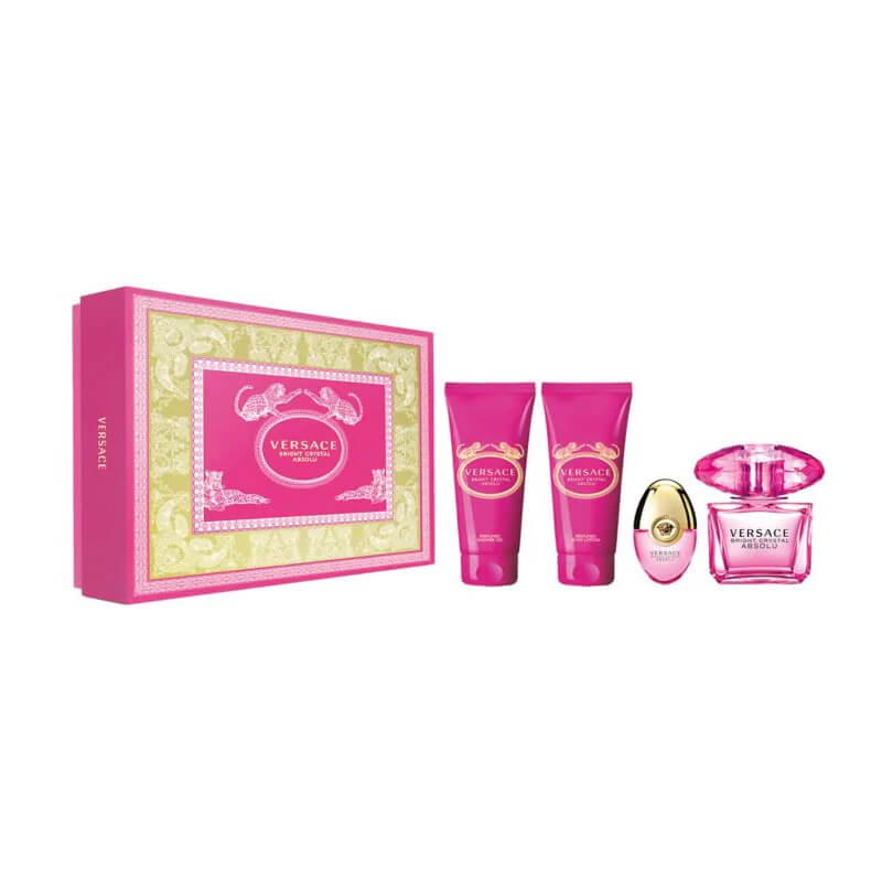 Versace Bright Crystal Absolu 4pc Set 90ml EDP (L)