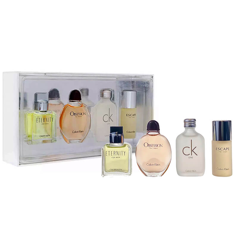 Calvin Klein Mini Collection For Men 4pc Set 4x15ml EDT (M)