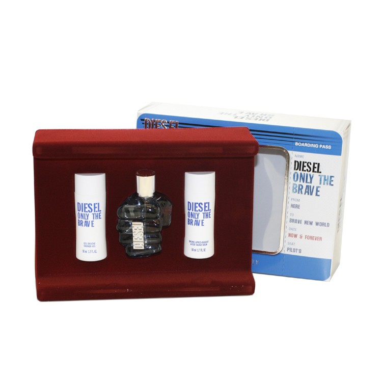 Diesel Only The Brave 75ml EDT 3pc Set (M)