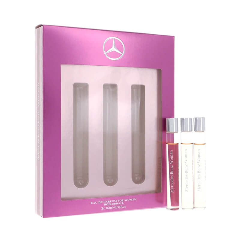 Mercedes Benz For Women Rollerball 3pc Set 10ml Eau de Parfum