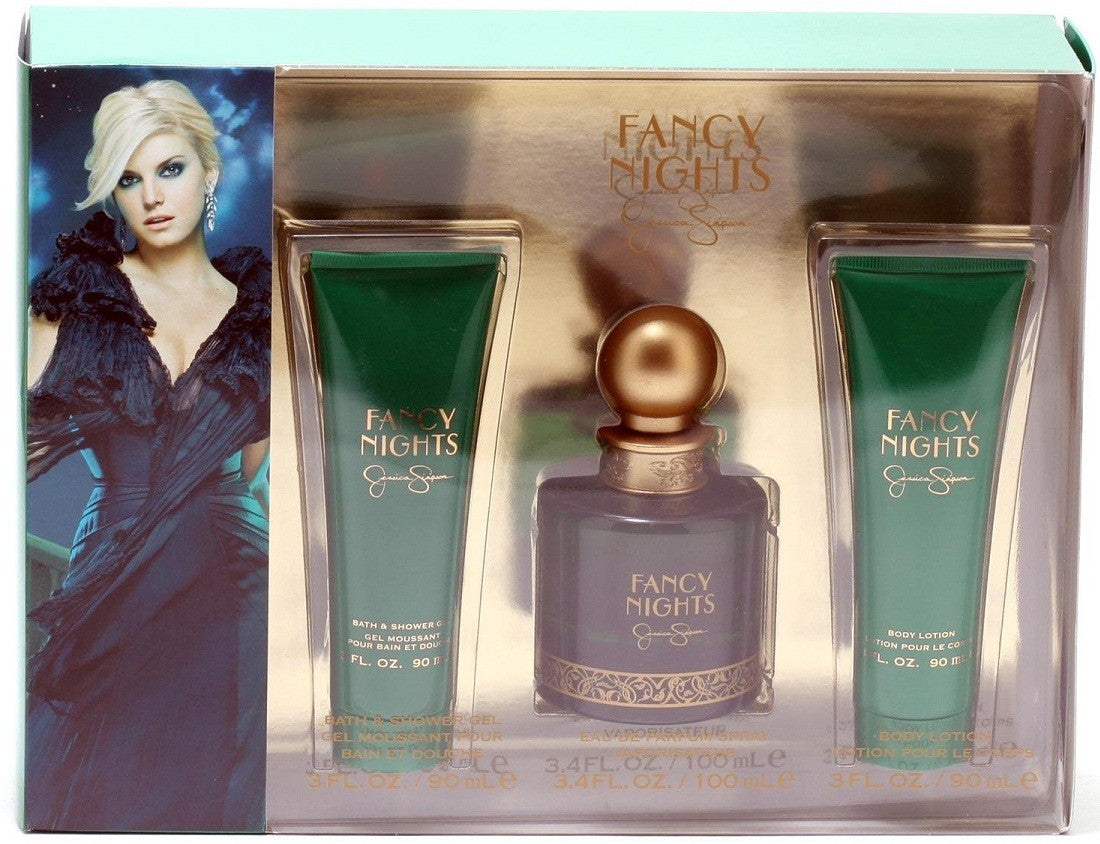 Jessica Simpson Fancy Nights 100ml EDP 3pc Set (L)