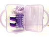 Kid Sparkling Hair Accessory Set Kit - Purple Bag
