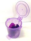 Kid Sparkling Hair Accessory Set Kit - Purple Basket
