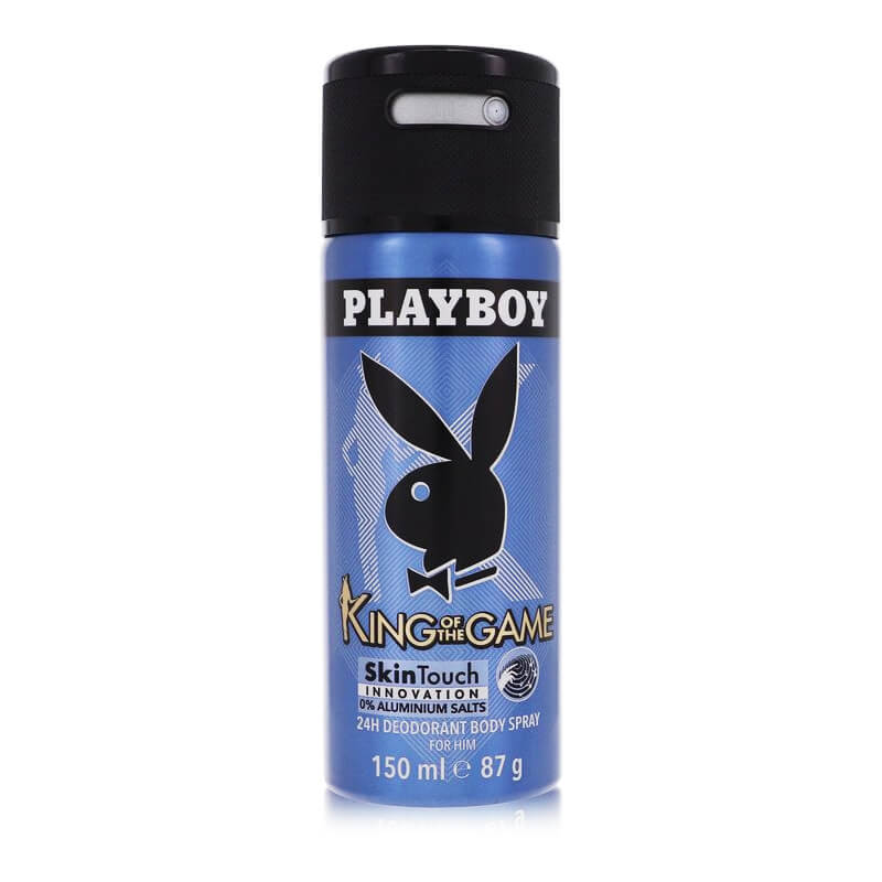 Playboy King Of The Game 24H Deodorant Body Spray 150ml (M) SP